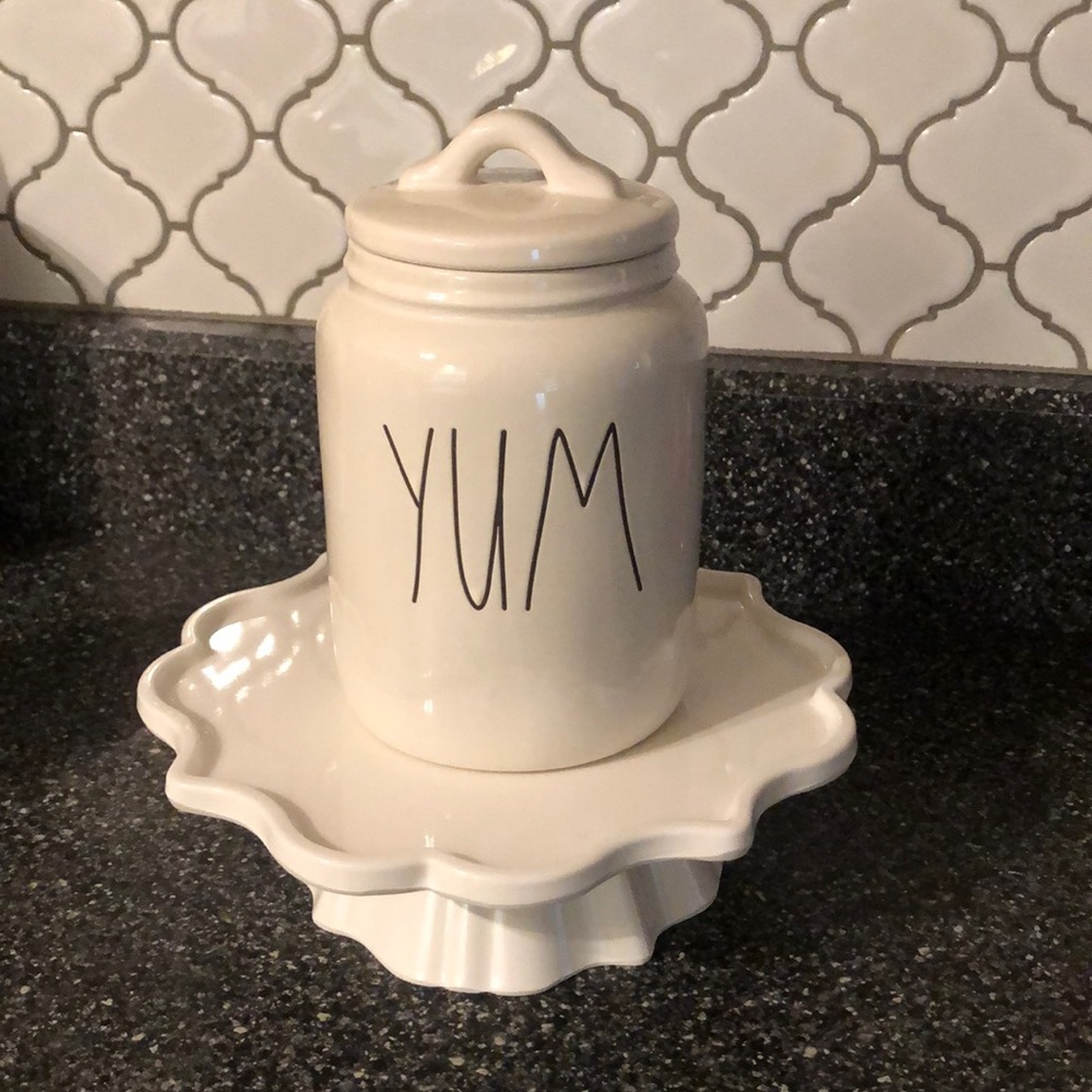 Rae Dunn YUM baby Canister